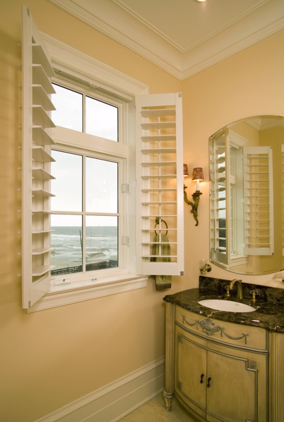 Faux Wood shutters in Fort Lauderdale beach home